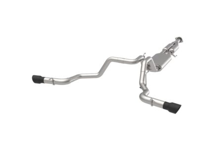 Alternative view of Kooks 15-20 Ford F150 2.7/3.5/5.0L 3in Dual Cat-Back Side Exit Exhaust w/BlackTips