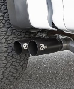 Alternative view of aFe POWER Rebel Series 3in 409 SS Cat Back Exhaust w/ Black Tips 17 Ford F-150 Raptor V6-3.5L