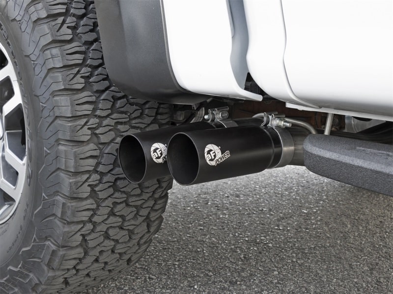 aFe POWER Rebel Series 3in 409 SS Cat Back Exhaust w/ Black Tips 17 Ford F-150 Raptor V6-3.5L - Image 2