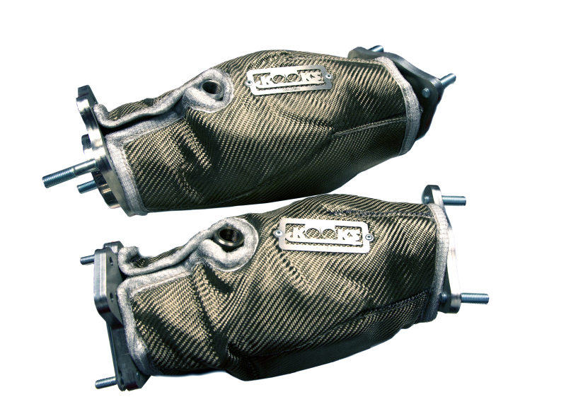 Kooks 2020+ Chevrolet Corvette C8 LT2 6.2L Heat Shield Blankets for Ultra Green Catted Connect Pipes - Image 2