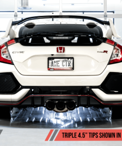 Alternative view of AWE Tuning 2017+ Honda Civic Type R Track Edition Exhaust w/Front Pipe & Triple Diamond Black Tips