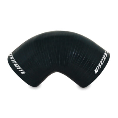 Alternative view of Mishimoto 3in Black 90 Degree Coupler