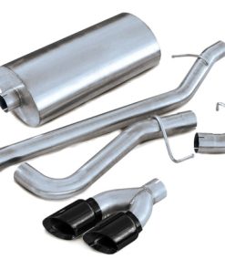 Corsa 02-06 Chevrolet Suburban 5.3L V8 3in Cat-Back Single Side w Twin 4in Black Pro-Series Tips
