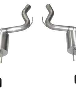 Corsa 18-19 Ford Mustang 5.0L V8 3in Sport Axle-Back Dual Rear Exit w/ 4in Black PVD Pro-Series Tips
