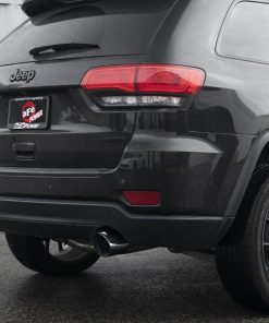 Alternative view of aFe Large Bore HD 3in 304 SS Cat-Back Exhaust w/ Black Tips 14-19 Jeep Grand Cherokee (WK2) V6-3.6L