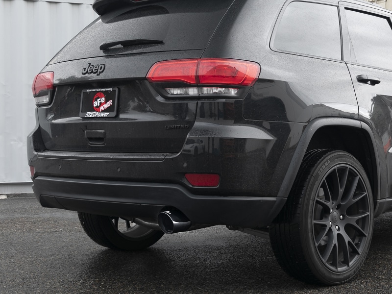 aFe Large Bore HD 3in 304 SS Cat-Back Exhaust w/ Black Tips 14-19 Jeep Grand Cherokee (WK2) V6-3.6L - Image 2