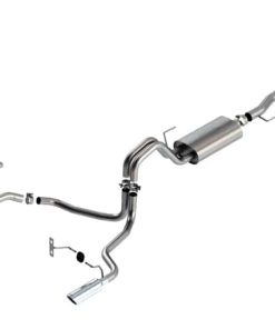 Borla F-150 2021 3.3L CC SB EC STB XL/XLT/Lariat/KR/Plnm/LTD 3/2.25 SRE Cat-Back ATAK Chrome Tips