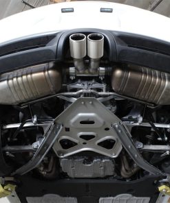 Alternative view of aFe Power 13-14 Porsche Cayman S / Boxster S Polish Exhaust Tip Upgrade