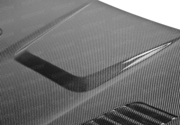 Alternative view of Seibon 10-13 BMW 5 Series and M5 Series (F10) GTR-Style Carbon Fiber Hood