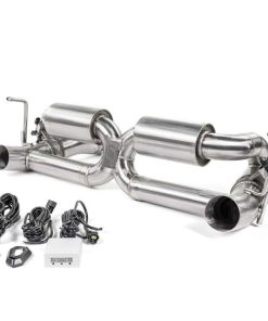 Alternative view of VR Performance Ferrari 488 304 Stainless Exhaust