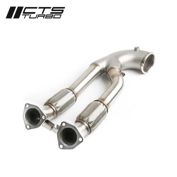 Alternative view of CTS TURBO 8V/8Y RS3 AND 8S TTRS 2.5T EVO RACE DOWNPIPE