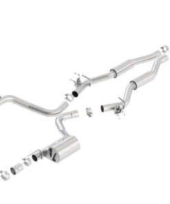 Alternative view of Borla 15-16 Dodge Challenger SRT 392 S-Type Catback Exhaust Single Split Rear Exit (No Tip)