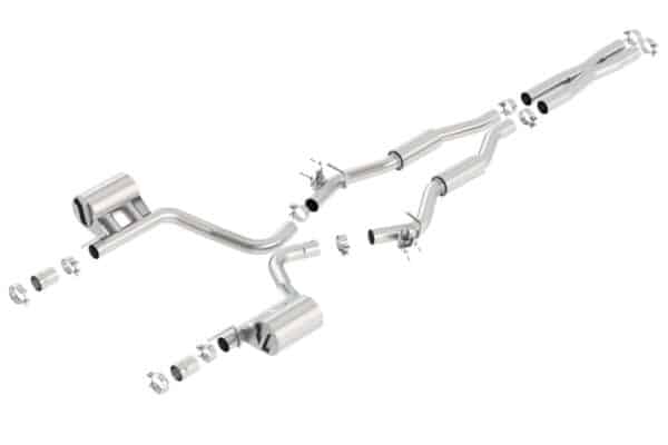 Alternative view of Borla 15-16 Dodge Challenger SRT 392 S-Type Catback Exhaust Single Split Rear Exit (No Tip)