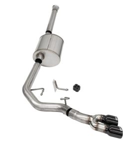 Corsa 2021-2022 Ford F-150 SuperCrew/6.5in Bed 3.5L V6 Sport Cat-Back Front of Tire Exit-Black PVD