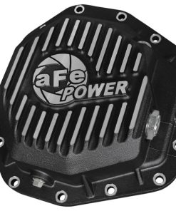 aFe Power Rear Diff Cover Black w/Machined Fins 17 Ford F-350/F-450 6.7L (td) Dana M300-14 (Dually)