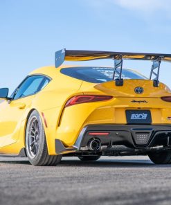 Alternative view of Borla 2020 Toyota Supra GR 3.0L I6 3in ATAK Catback Exhaust - Carbon Fiber Tips