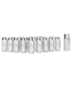 Alternative view of Mishimoto Aluminum Locking Lug Nuts M12 x 1.5 - Silver