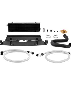 Mishimoto 2018+ Ford Mustang GT Thermostatic Oil Cooler Kit - Black