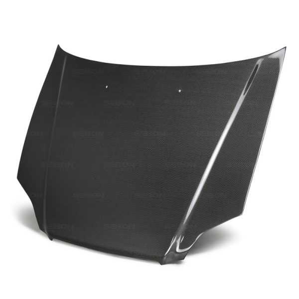 Alternative view of Seibon 96-98 Honda Civic OEM Carbon Fiber Hood