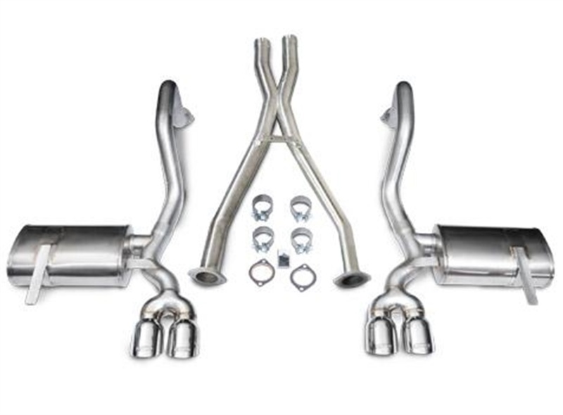 Corsa 97-04 Chevrolet Corvette C5 Z06 5.7L V8 Polished Xtreme Cat-Back + XO Exhaust - Image 4