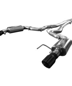 Kooks 15+ Mustang 5.0L 4V Convertible 3in Cat-Back w/ H-Pipe 4in Slash Cut Black Tips Exhaust