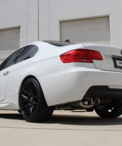 Alternative view of aFe MACHForce Exhaust Cat-Back SS-304 w/ Polished Tips 07-13 BMW 328i (E92/93) L6 3.0L Non-Turbo