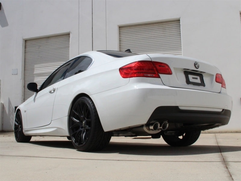 aFe MACHForce Exhaust Cat-Back SS-304 w/ Polished Tips 07-13 BMW 328i (E92/93) L6 3.0L Non-Turbo - Image 2