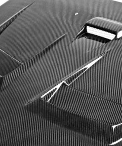 Alternative view of Seibon 08-12 Mitsubishi Lancer Evo X DV-Style Carbon Fiber Hood