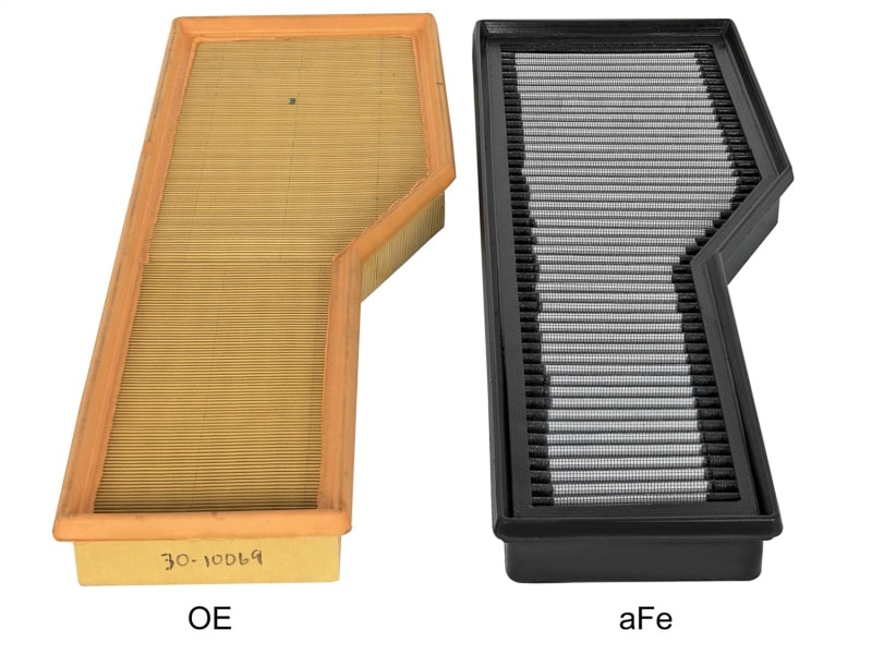aFe Magnum FLOW Pro DRY S OE Replacement Filter 04-08 Porsche 911 Carrera (997) H6 3.6L - Image 3