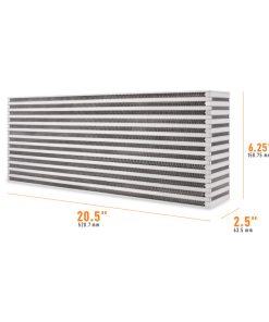 Mishimoto Universal Air-to-Air Intercooler Core - 20.5in / 6.25in / 2.5in