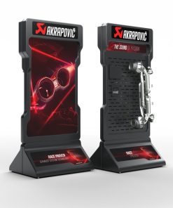 Akrapovic Car Graphics Set for Large POS Stand