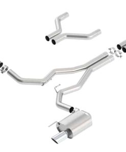 Alternative view of Borla Atak Cat-Back 15-17 Ford Mustang GT 5.0L V8 MT/AT 3in pipe 4in tip