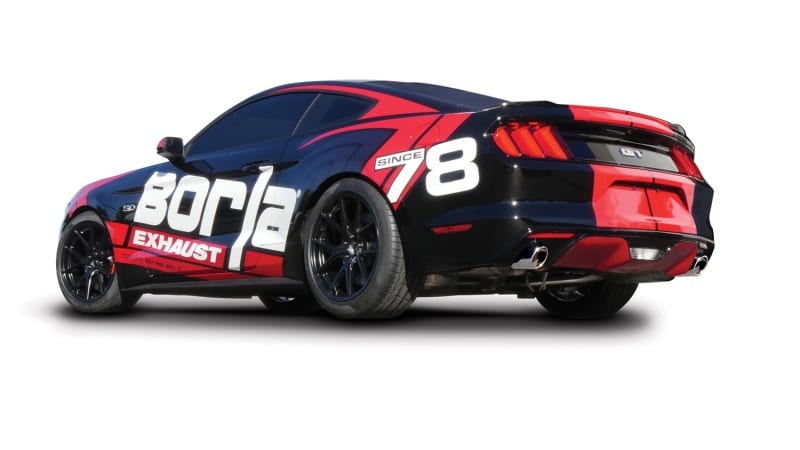Borla Atak S Rear Section 15-17 Ford Mustang GT 5.0L V8 MT/AT 2.5in pipe 4in tip - Image 5