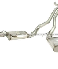 aFe MACHForce XP Exhaust 3in Stainless Stee CB/10-13 Chevy Camaro V8-6.2L (td) (gloss blk tip)