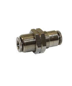 Snow Performance Bulkhead Fitting 1/4in Push EPDM to 1/4in Push EPDM