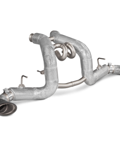 Alternative view of Akrapovic 16-17 McLaren 540C 570S Slip-On Line (Titanium) w/ Carbon Tips