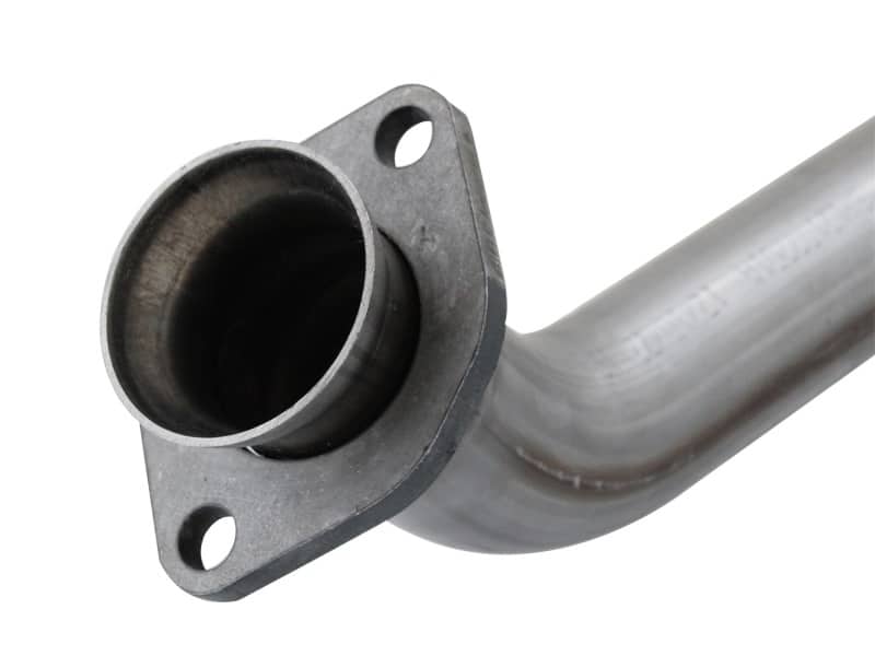 aFe Twisted Steel Y Pipe 2-2.5in SS Exhaust 12-17 Jeep Wrangler Unlimited V6-3.6L(4 Dr-Manual Trans) - Image 3