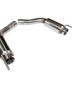 Alternative view of Kooks 2015+ Dodge Challenger Hellcat 3in OEM Style Cat-Back Exhaust System Uses OEM Tips