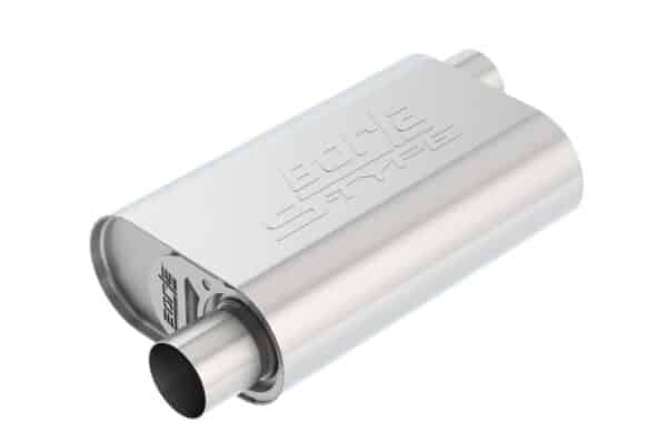 Alternative view of Borla CrateMuffler SBC Hot 350/383 2.5in Offset/Center 14in x 4.35in x 9in S-Type Muffler
