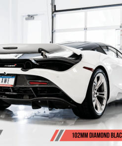 Alternative view of AWE Tuning McLaren 720S Performance Exhaust - Diamond Black Tips