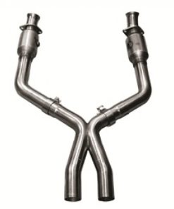 Kooks 05-10 Ford Mustang GT 4.6L 3V Auto/Manual 3in x 3in Race Exhaust Cat X Pipe Kooks HDR Req