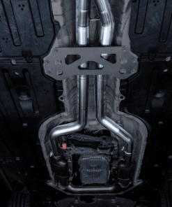 Alternative view of AWE Non-Resonated Performance Mid Pipe for BMW G8X M3/M4