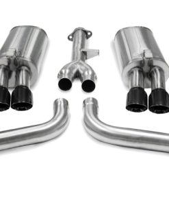 Corsa 86-91 Chevrolet Corvette C4 5.7L V8 L98 Black Sport Cat-Back Exhaust