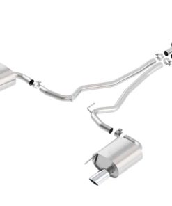 Borla ATAK Cat Back 15 Ford Mustang 3.7L V6 MT/AT 2.25in Pipe 4in Single Round Rolled Tips