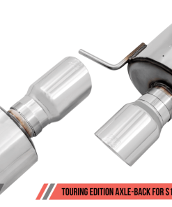 Alternative view of AWE Tuning S197 Mustang GT Axle-back Exhaust - Touring Edition (Chrome Silver Tips)