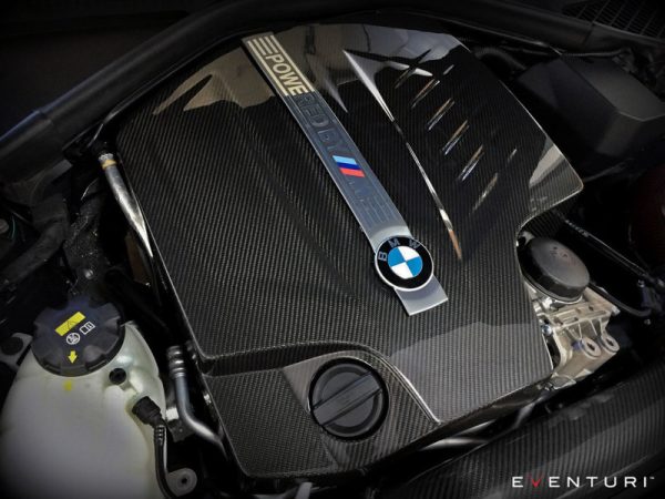 Alternative view of Eventuri BMW F87 M2 - Black Carbon Engine Cover