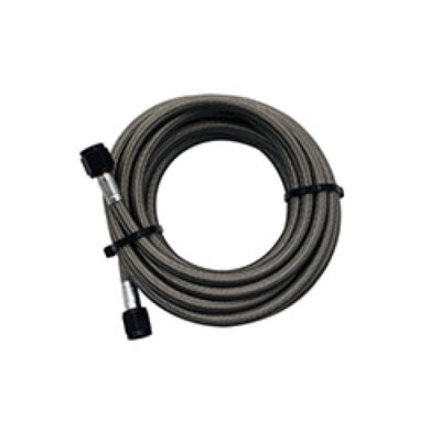 Alternative view of Snow Performance 5ft Stainless Steel Braided Water Line (4AN Black)