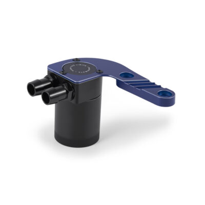 Alternative view of Mishimoto 15-20 BMW F8X M3/M4 Baffled Oil Catch Can - Frozen Dark Blue