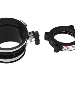 Alternative view of aFe 2020 Vette C8 Silver Bullet Aluminum Throttle Body Spacer / Works With aFe Intake Only - Black