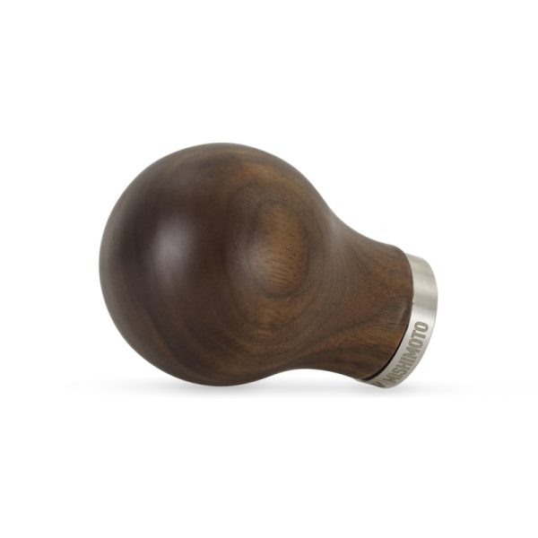 Alternative view of Mishimoto Round Steel Core Wood Shift Knob - Walnut